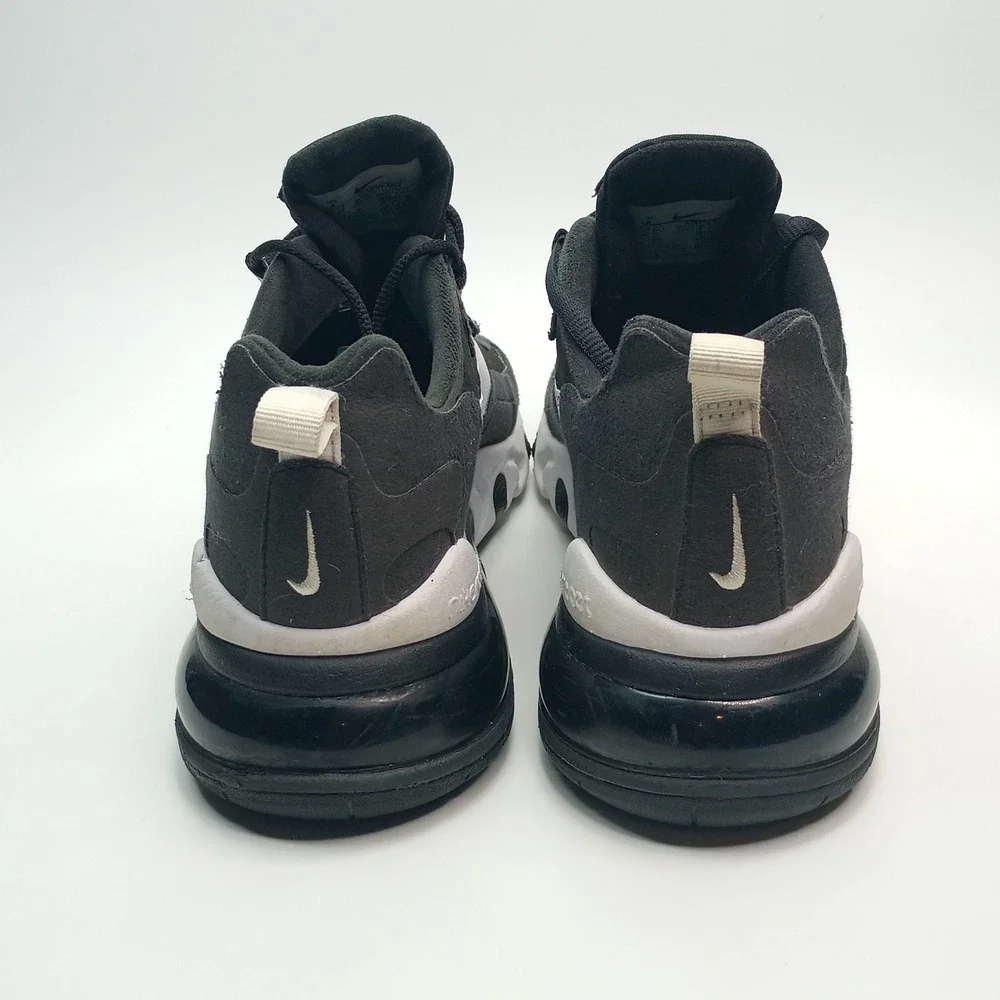 Nike Air Max 270 React Black White Sneakers CI3899-002 Womens Size 8 - Picture 4 of 9